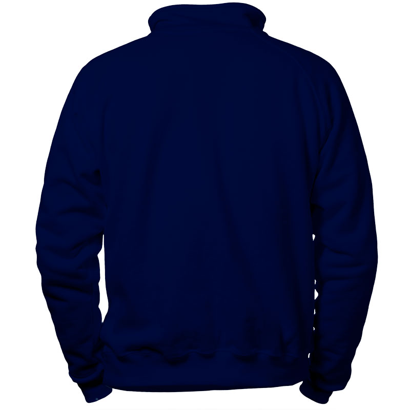 Sudadera  Media Cremallera Unisex Trasero